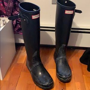 Hunter rain boots